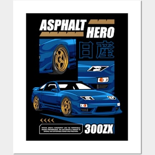 Nissan 300ZX Car Posters and Art